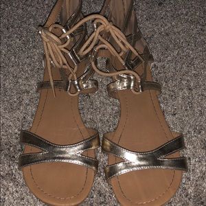 Gold Sandals